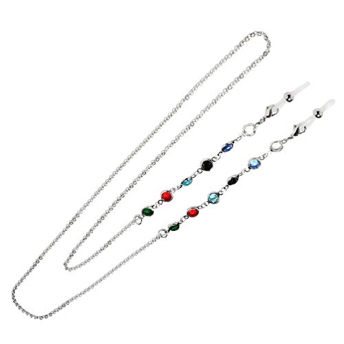 Exceart Eyeglasses Chains Beaded Sunglasses Strap Holder Reading Glasses Cord...
