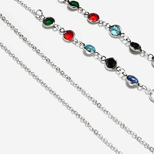 Exceart Eyeglasses Chains Beaded Sunglasses Strap Holder Reading Glasses Cord...