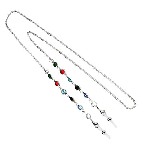 Exceart Eyeglasses Chains Beaded Sunglasses Strap Holder Reading Glasses Cord...