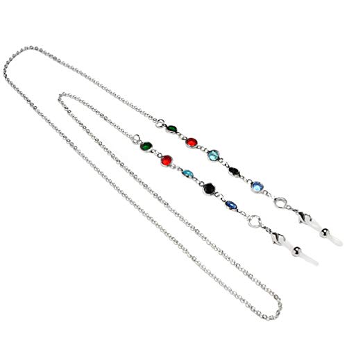 Exceart Eyeglasses Chains Beaded Sunglasses Strap Holder Reading Glasses Cord...