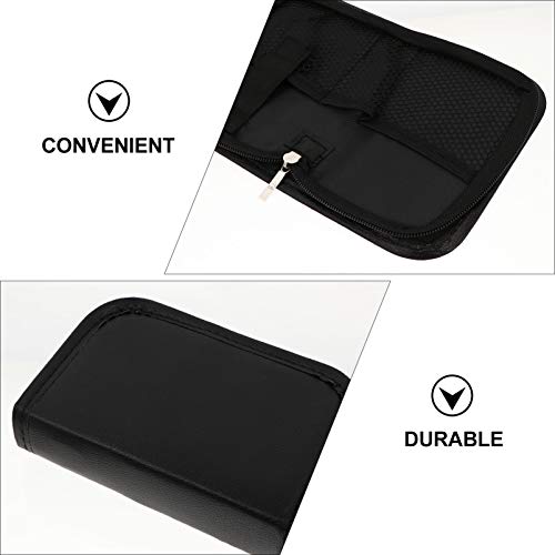 EXCEART Glucose Diabetic Travel Case Portable PU Glucose Meter Carrying Bag w...