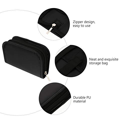 EXCEART Glucose Diabetic Travel Case Portable PU Glucose Meter Carrying Bag w...