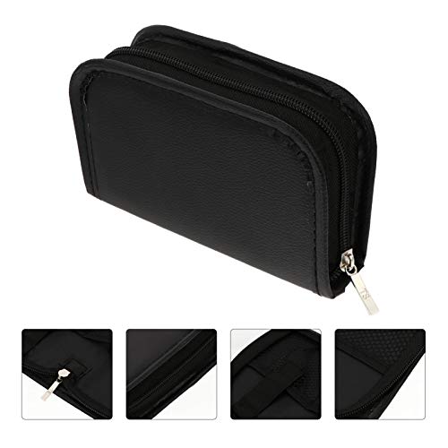 EXCEART Glucose Diabetic Travel Case Portable PU Glucose Meter Carrying Bag w...