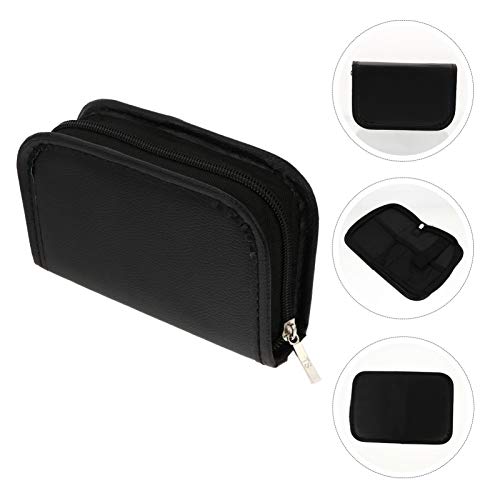 EXCEART Glucose Diabetic Travel Case Portable PU Glucose Meter Carrying Bag w...