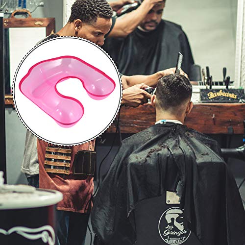 EXCEART Salon Neck Tray Hair Perm Dyeing Container Water Neck Tray Plastic Co...