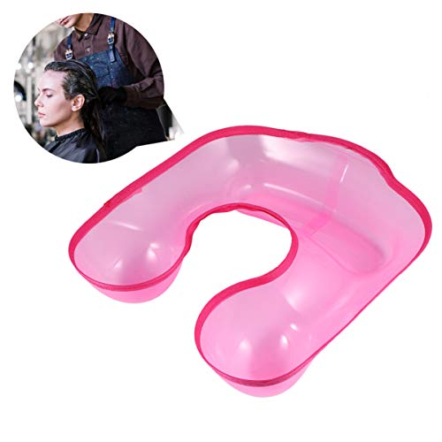 EXCEART Salon Neck Tray Hair Perm Dyeing Container Water Neck Tray Plastic Co...