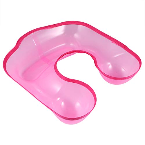 EXCEART Salon Neck Tray Hair Perm Dyeing Container Water Neck Tray Plastic Co...