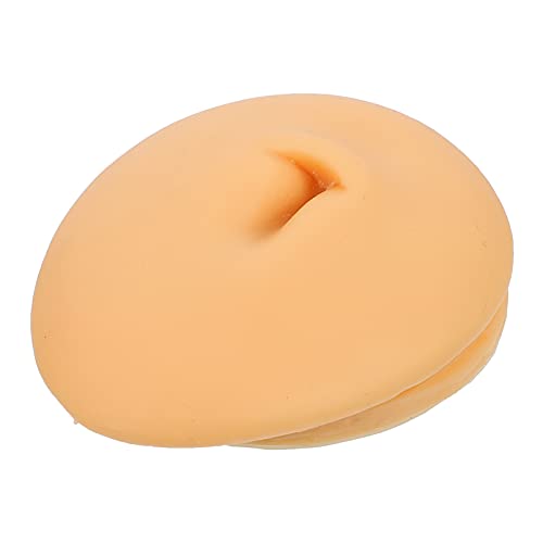 EXCEART Soft Silicone Belly Button Model Body Part Displays for Practicing Pi...