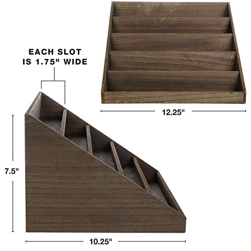 Excello Global Products Wooden Sunglass Organizer - 12.25 x 10.25 x 7.5 Inche...