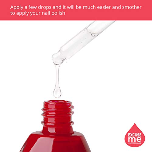 Excuse Me Professional Nail Lacquer Thinner - Fast Acting Formula for Thick N...
