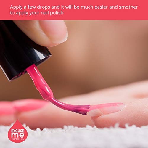 Excuse Me Professional Nail Lacquer Thinner - Fast Acting Formula for Thick N...