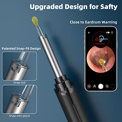 Exellewis Ear Wax Removal, Ear Cleaner Camera, Ear Camera with Light, Ear Cle...