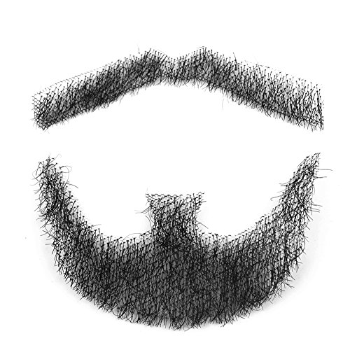 ExGizmo Fake Man Mustache Word Simulation Of real Human Hair Makeup Facial Ha...
