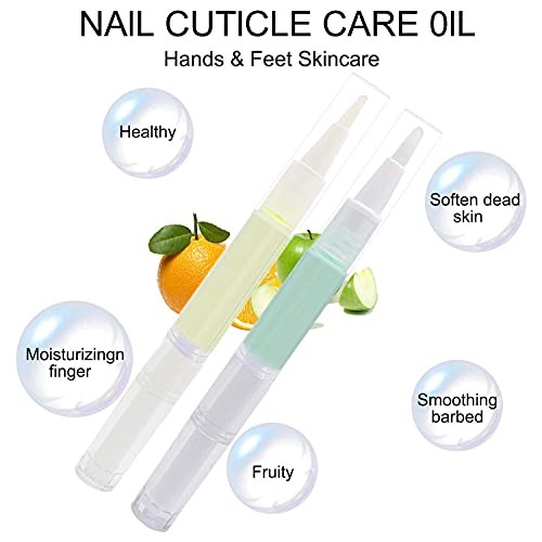8PCS Cuticle Oil Pens,Cuticle Revitalizer Oil Pen with Soft Brush,Cuticle Oil...