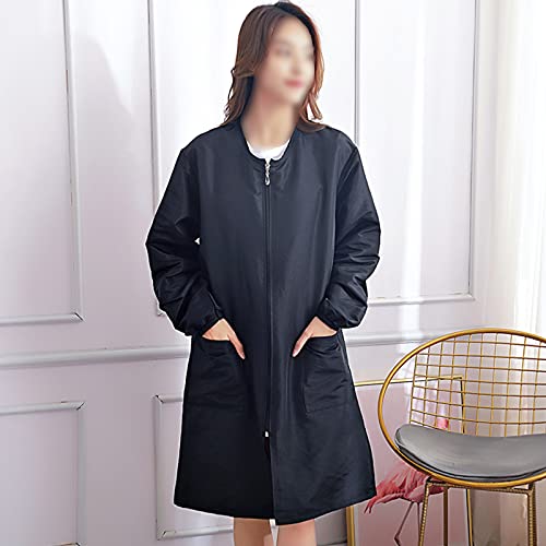 Exttlliy Chameleon Fabric Salon Smock Professional Stylist Jacket Waterproof ...