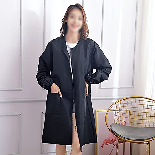 Exttlliy Chameleon Fabric Salon Smock Professional Stylist Jacket Waterproof ...