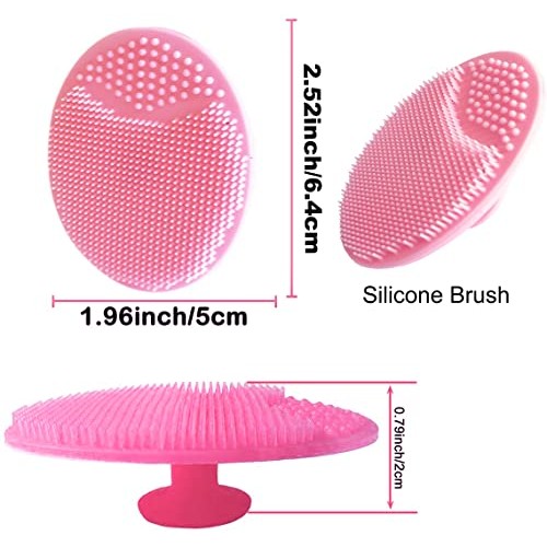 Eycikafa 3 Piece Baby Hair Brush & Comb Set, Goat Bristles Brush and Silicone...