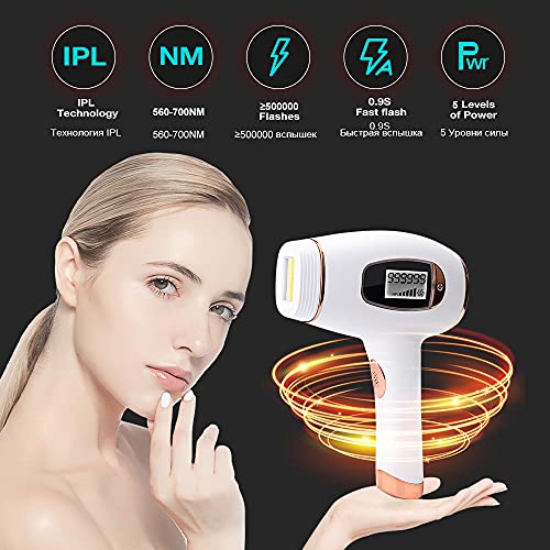IPL Hair Removal Device Painless Permanent Eycobeauty Laser Hair Removal Perm...
