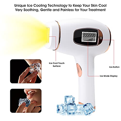 IPL Hair Removal Device Painless Permanent Eycobeauty Laser Hair Removal Perm...