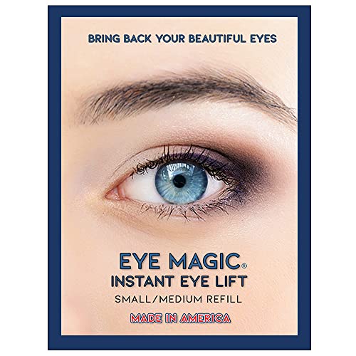 Eye Magic Premium Instant Eyelid Lift (S/M Refill). Made in America - Lifts a...