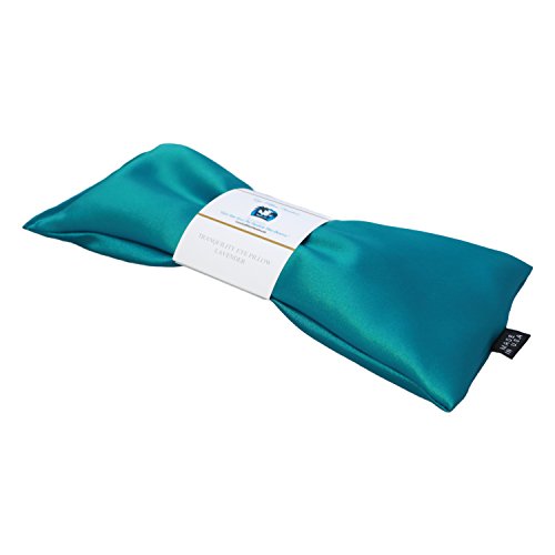 Eye Pillow Vacation Organic Flax Seed Filled Lavender Eye Pillow, Aqua - Ultr...