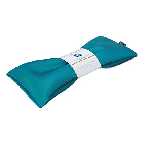 Eye Pillow Vacation Organic Flax Seed Filled Lavender Eye Pillow, Aqua - Ultr...