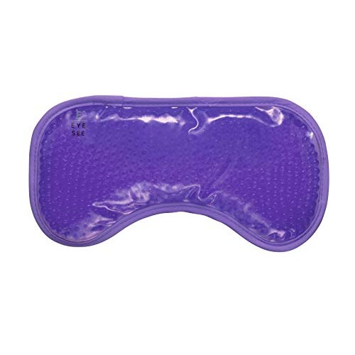 Eye See Plush Gel Eye Mask for Puffy Eyes, Purple - Cold Eye mask to Treat Da...