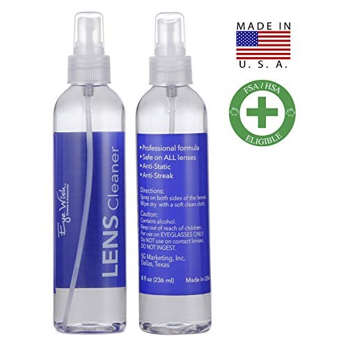 Eyeglass Lens Cleaner Spray | 1 Pack of 8oz Glasses Cleaning Spray for Lens, ...