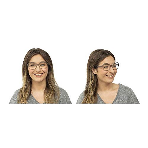 Go Lightly Premium Readers for Women and Men | Cat Eye Glasses | Lavender Cry...