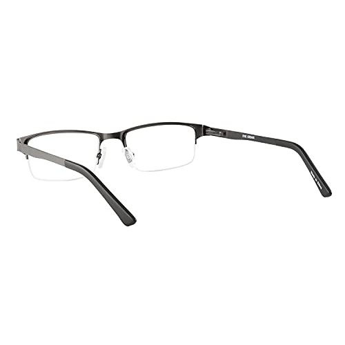 Eyecedar Metal Half-Frame Reading Glasses Men 5-Pack Spring Hinges Stainless ...