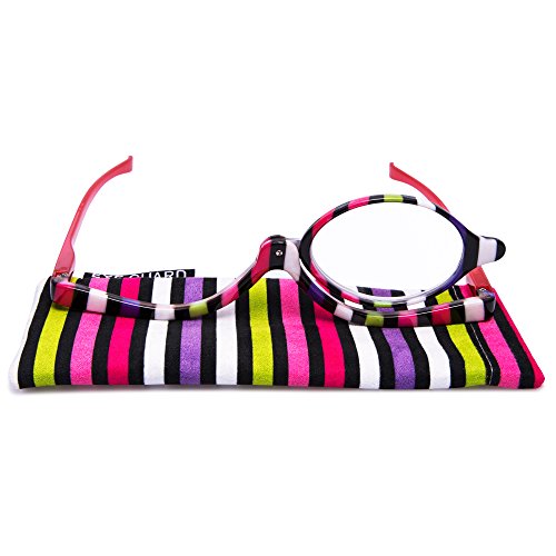 EYEGUARD Readers 2 Pack Magnifying Makeup Glasses Eye Make Up Spectacles Flip...