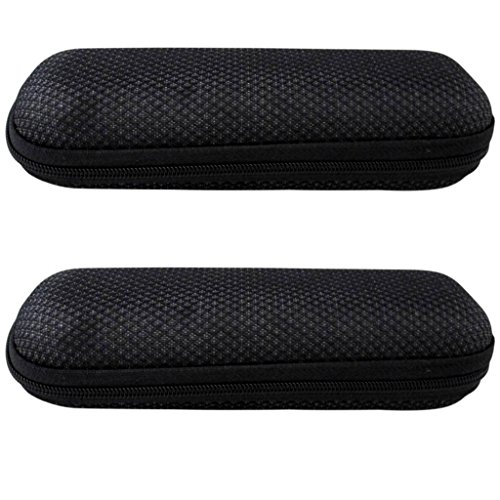 Eyekepper EVA Zip Case For Reading Glasses Black, 2 pcs