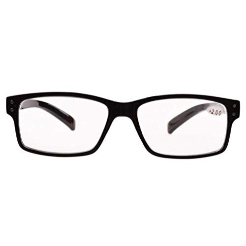 Eyekepper Mens Vintage Reading Glasses-5 Pack Black Frame Glasses for Men Rea...