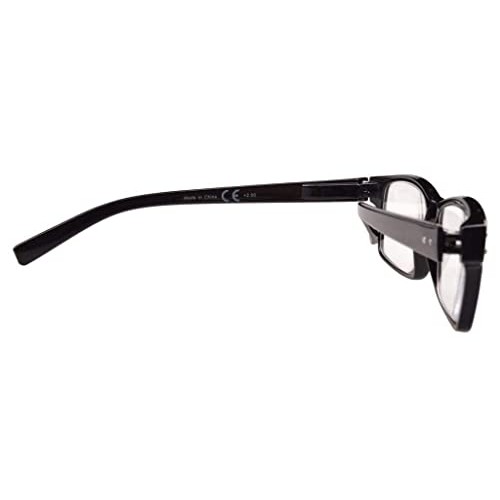 Eyekepper Mens Vintage Reading Glasses-5 Pack Black Frame Glasses for Men Rea...