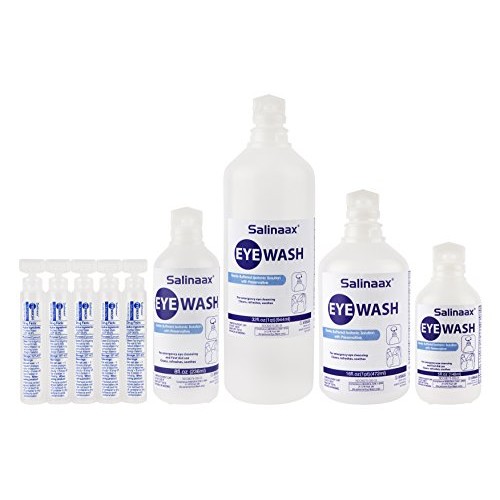 Salinaax Sterile Eyewash Solutions - Various Sizes (1/2-ounce)