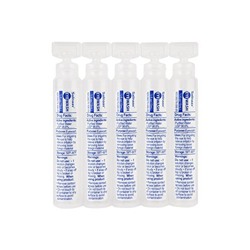 Salinaax Sterile Eyewash Solutions - Various Sizes (1/2-ounce)