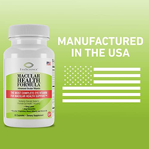 EyeScience Macular Health Beyond AREDS2 Formula, Advanced Ocular Vitamin - Co...