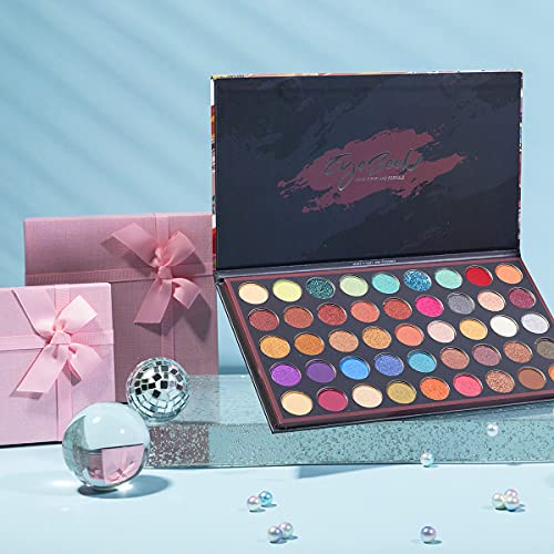 EYESEEK Bright 45 Shades Blendable Eyeshadow Eyeshadow Palette, Colorful Eye ...