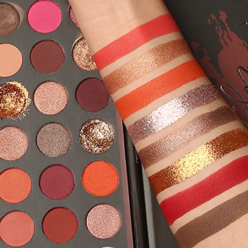 EYESEEK Matte Eyeshadow Palette, Neutral Eye Makeup Palettes Sets with Brushe...