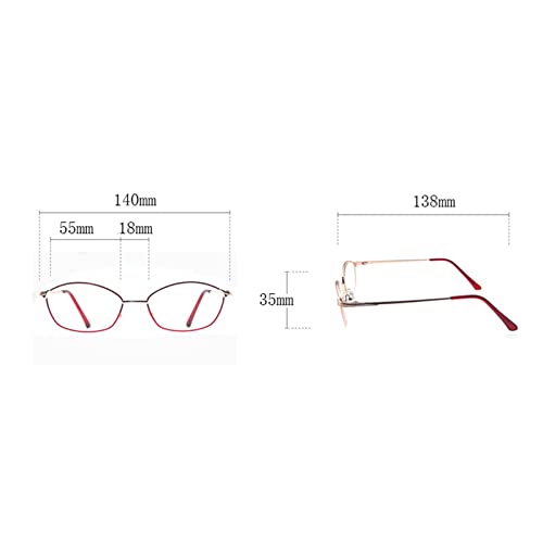 Eyewear Anti-Blue Old Flower Mirror Women's Clear Comfortable Elderly Mirror,...