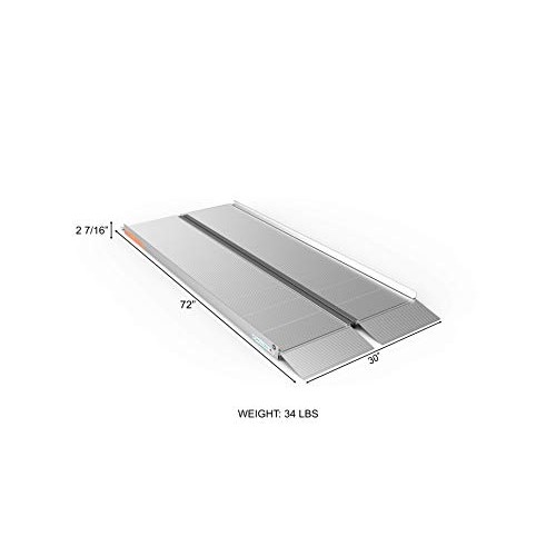 EZ-Access Suitcase Singlefold Portable Ramp, 6'