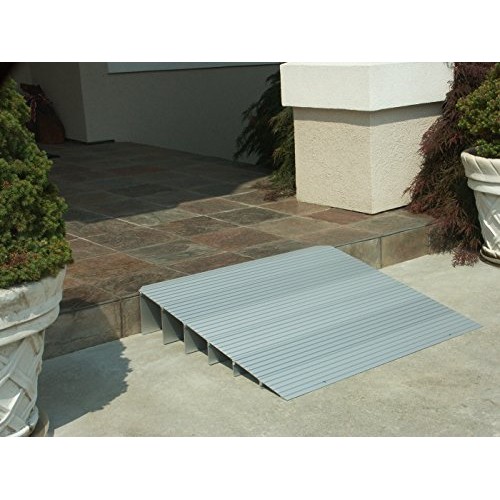 EZ-Access Transitions Modular Aluminum Entry Ramp, 4" Rise