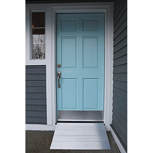 EZ-Access Transitions Modular Aluminum Entry Ramp, 4" Rise