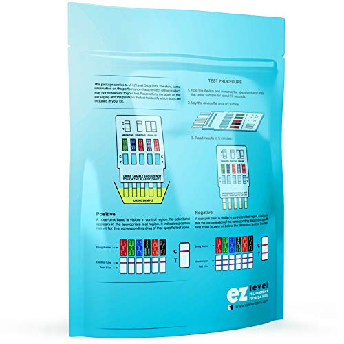 EZ LEVEL 12 Panel Urine Multi Drug Test Kit (10 Count)