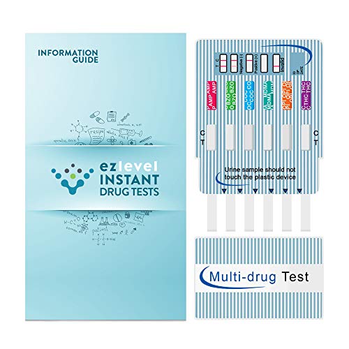 EZ LEVEL 6 Panel Urine Multi Drug Test Kit (10 Count)