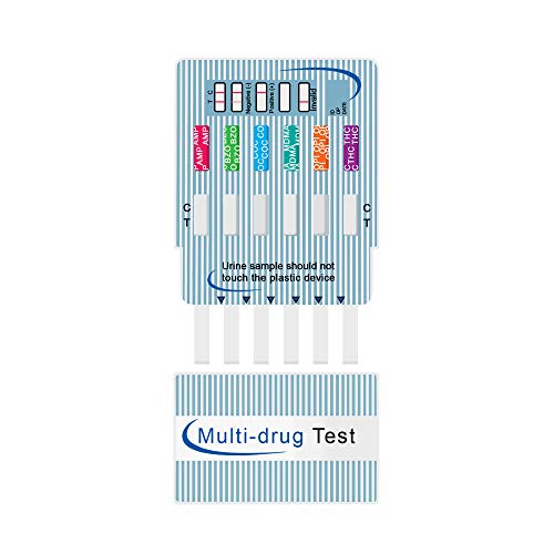 EZ LEVEL 6 Panel Urine Multi Drug Test Kit (10 Count)