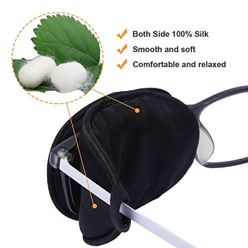 eZAKKA Eye Patches for Adults, Eye Patch for Glasses Silk Patch for Lazy Eye ...