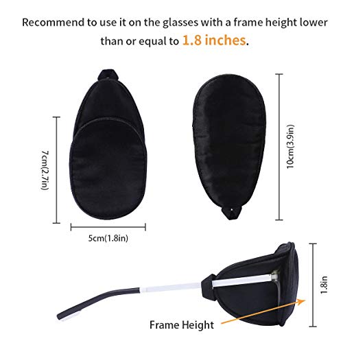 eZAKKA Eye Patches for Adults, Eye Patch for Glasses Silk Patch for Lazy Eye ...