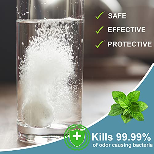 EZGO Retainer Cleaner Tablets, Denture Cleaning Tablets for Mouth Guard, Nigh...