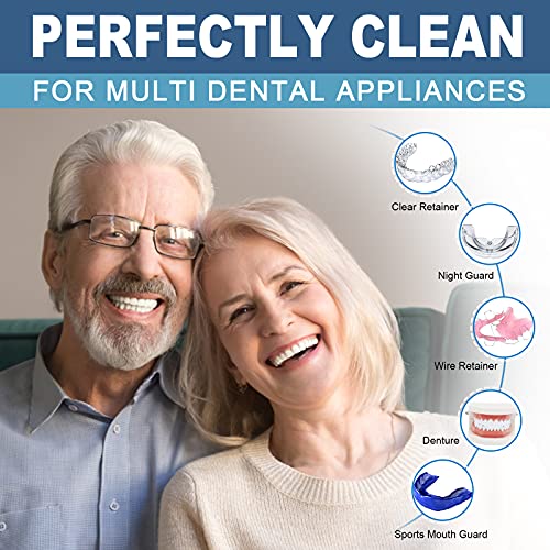 EZGO Retainer Cleaner Tablets, Denture Cleaning Tablets for Mouth Guard, Nigh...